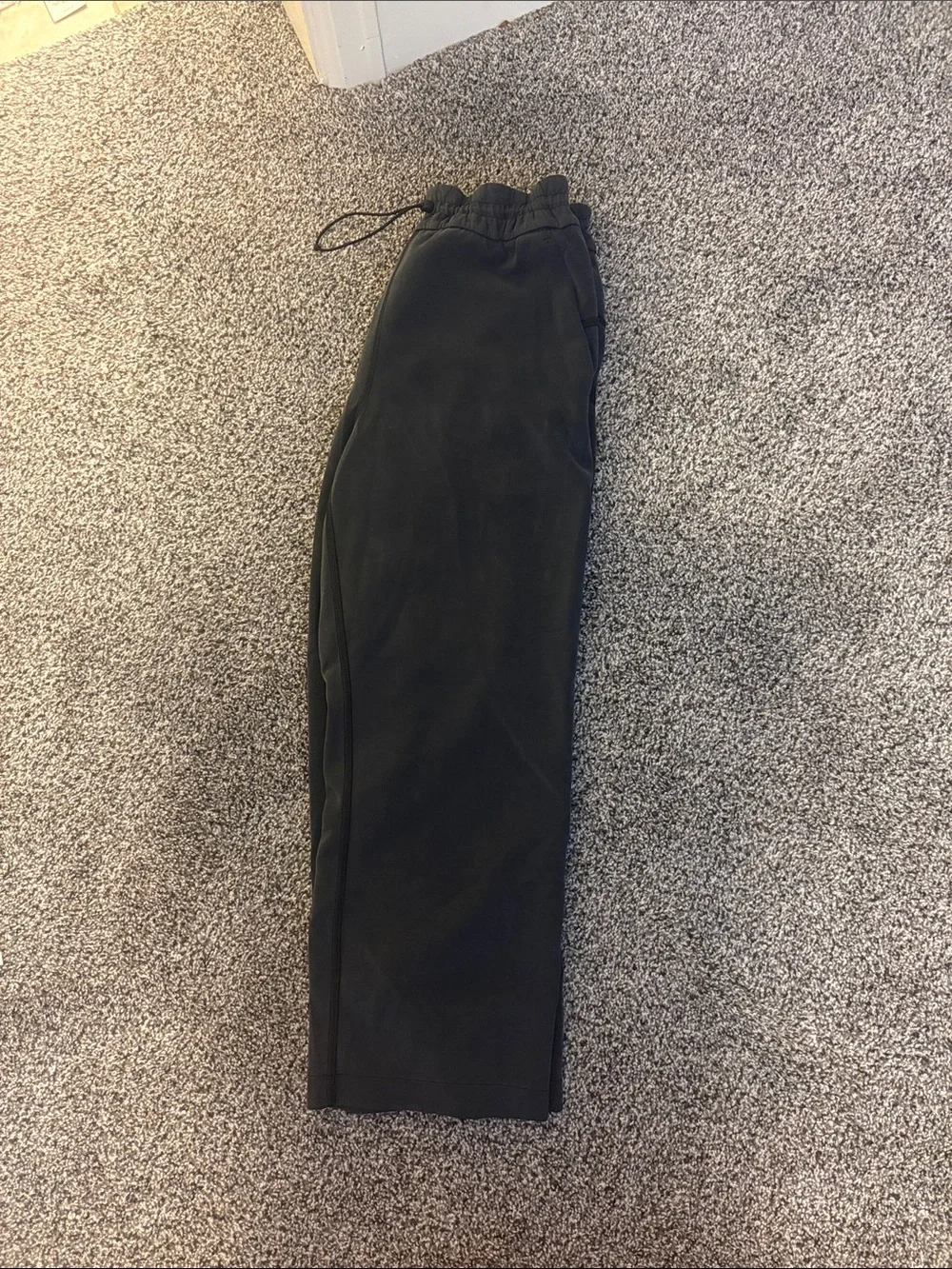 Women’s Black Drawstring Sweatpants - Comfortable Everyday Joggers